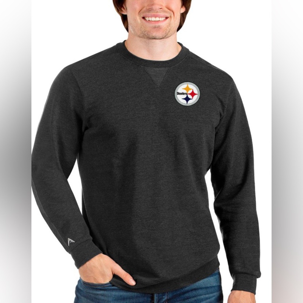 Official NFL Steelers Long Sleeve Crew Neck
